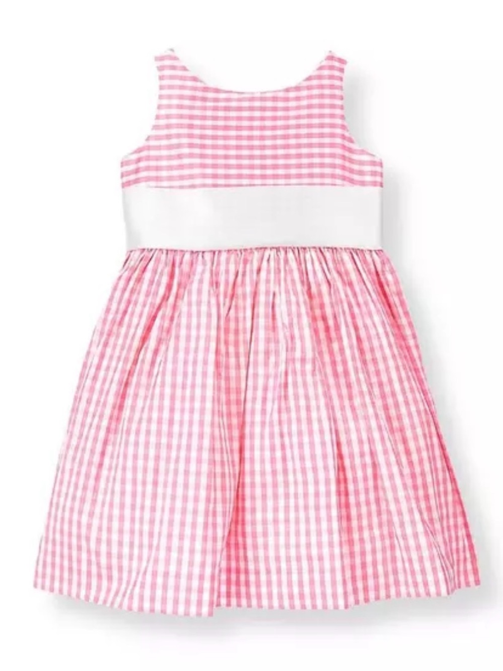 Janie & Jack Gingham Silk Duppioni Dress
